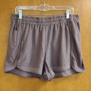 We Wander Women's Athletic Purple Shorts